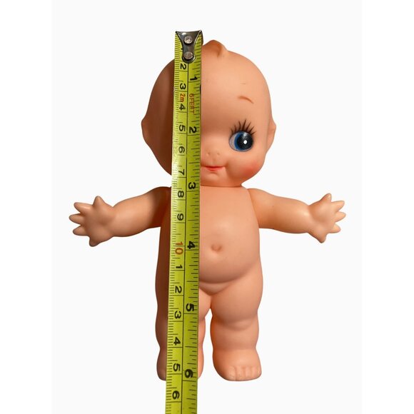 Kewpie Rubber Doll 7 Inch With Blue Eyes & Adorable Expression - Picture 9 of 12